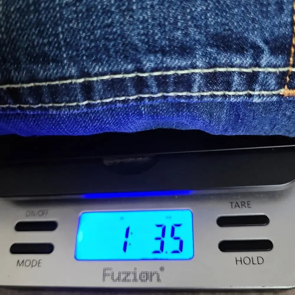 Levi's 569 Men's Jeans Shorts Size 42 Blue Denim 100% Cotton 5-Pockets Mid-Rise - Picture 10 of 10